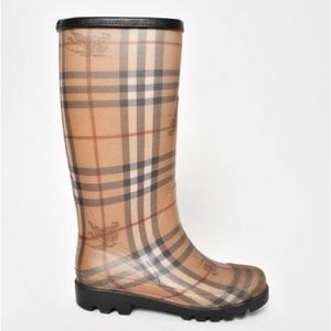 Burberry Plaid Rainboots